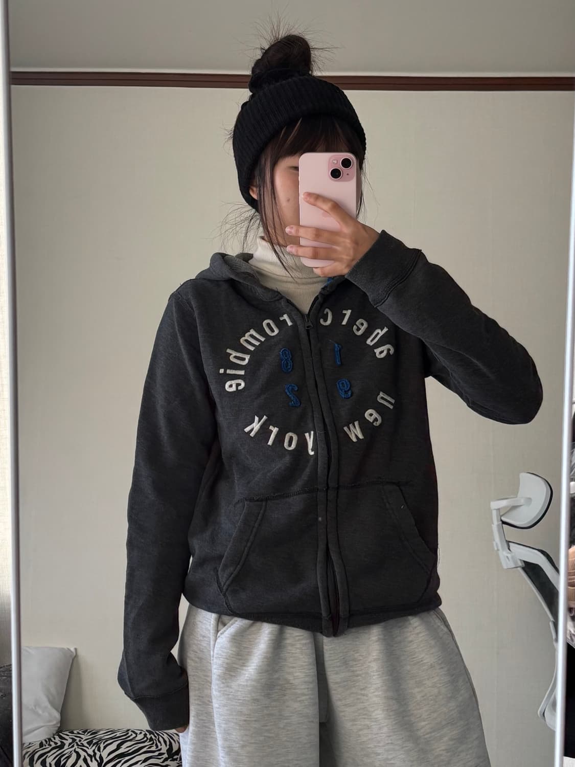 아베크롬비 후드집업 키즈 XL 상품이미지3