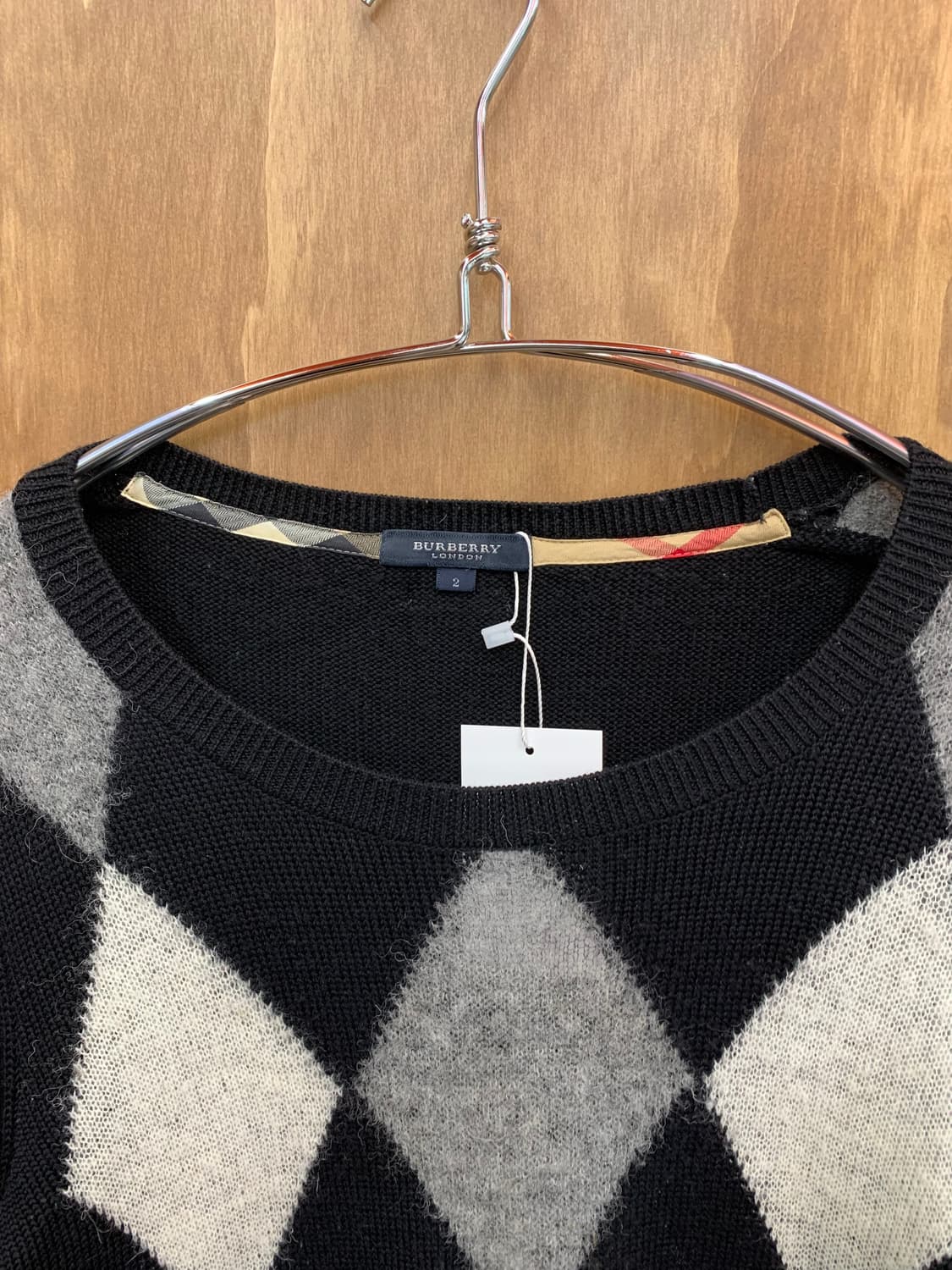 Burberry 버버리 아가일 니트 상품이미지2