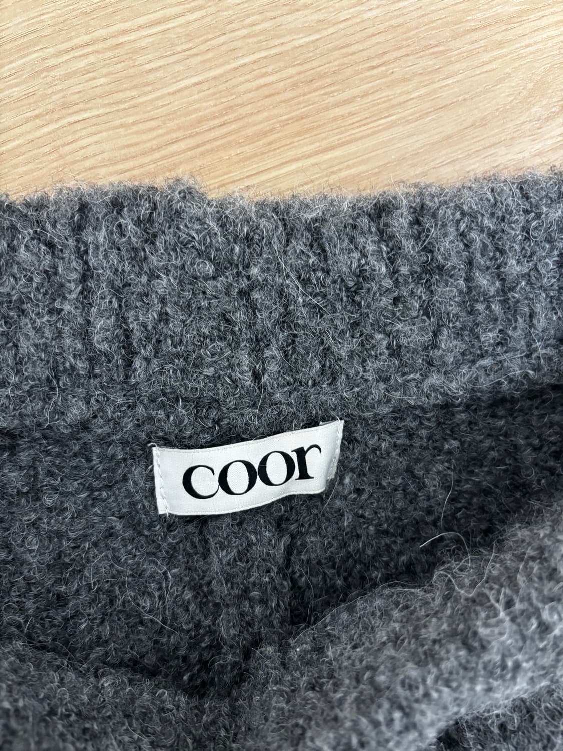 쿠어 알파카 부클레 팬츠 상품이미지3