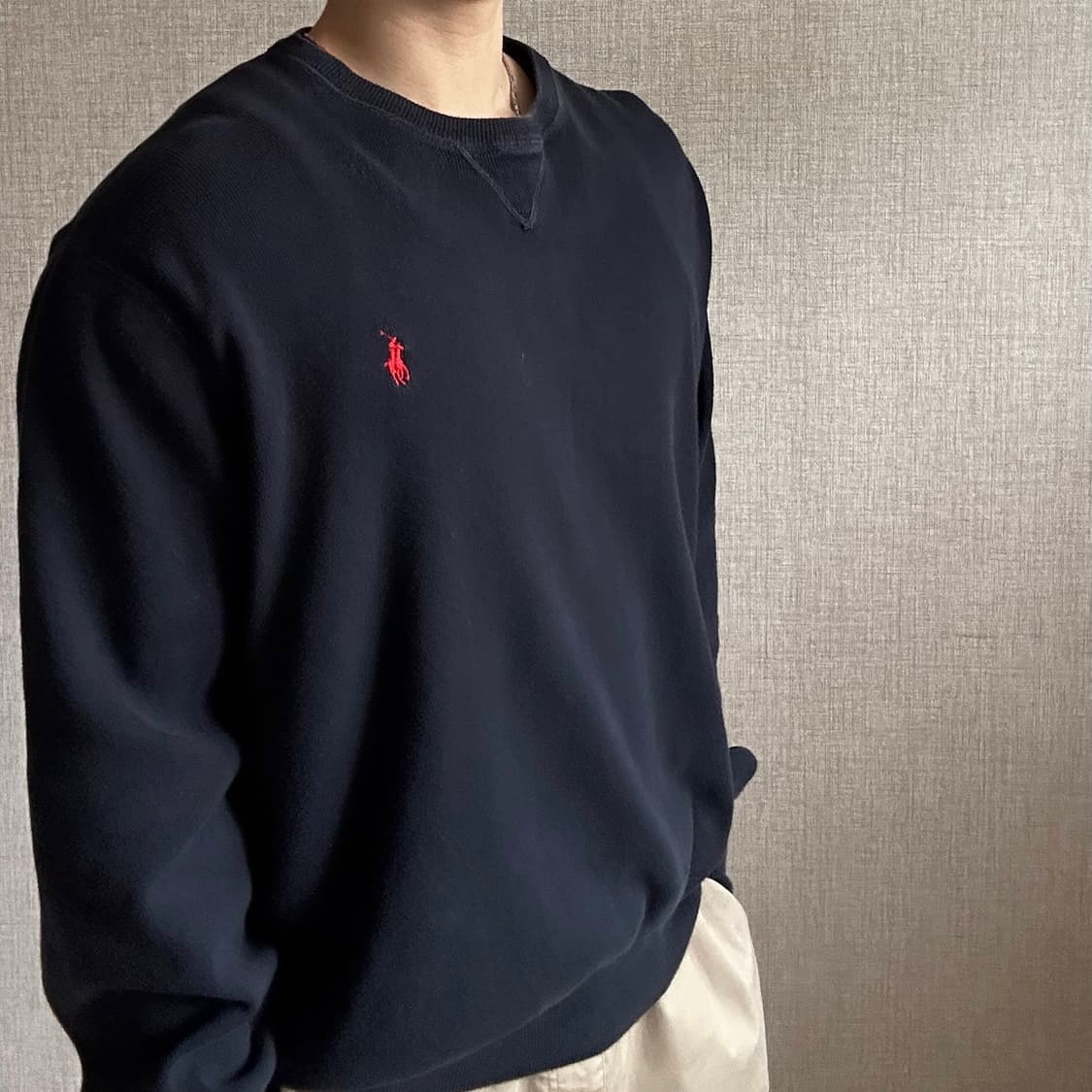 폴로 랄프로렌 신형(QR) 라운드 니트 XL 상품이미지1