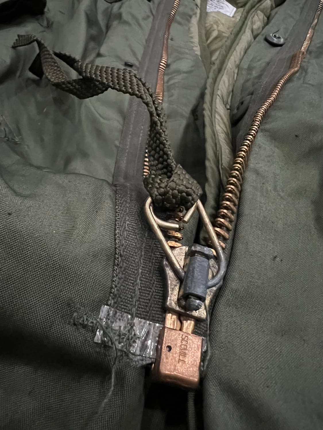 (M) M65 피쉬테일 오리지널 개파카 민트 상품이미지4