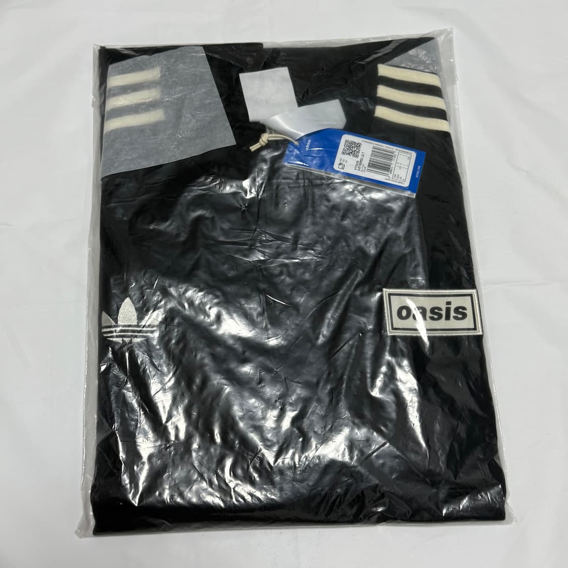 아디다스 x 오아시스 투어 롱슬리브 블랙 L 미개봉새상품 상품이미지5