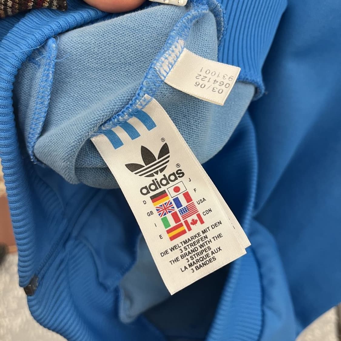 아디다스 희귀 레트로 베켄바우어 팁탭 져지 집업 105 C10216 상품이미지6