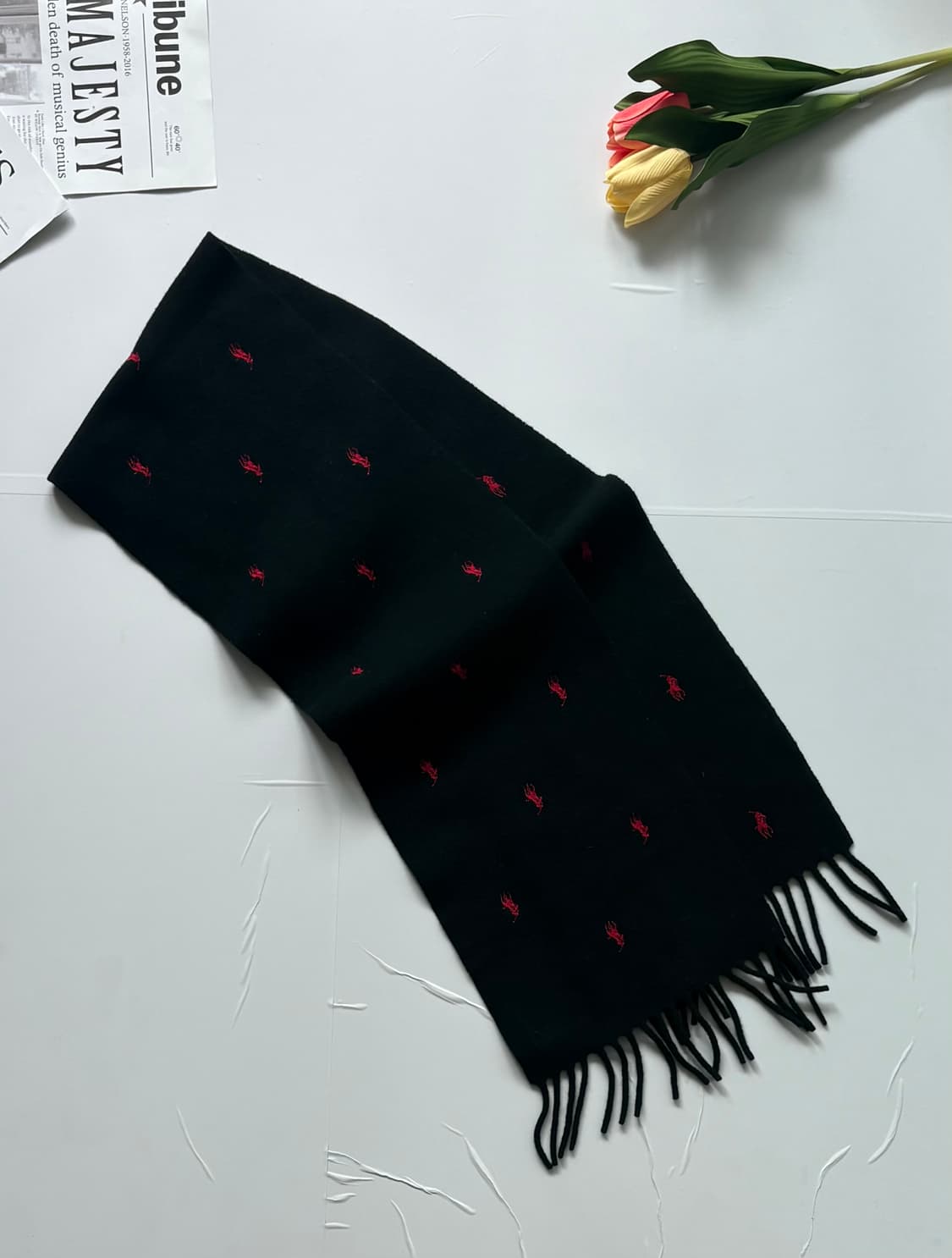 Polo 폴로랄프로렌 램스울 포니 목도리 상품이미지2