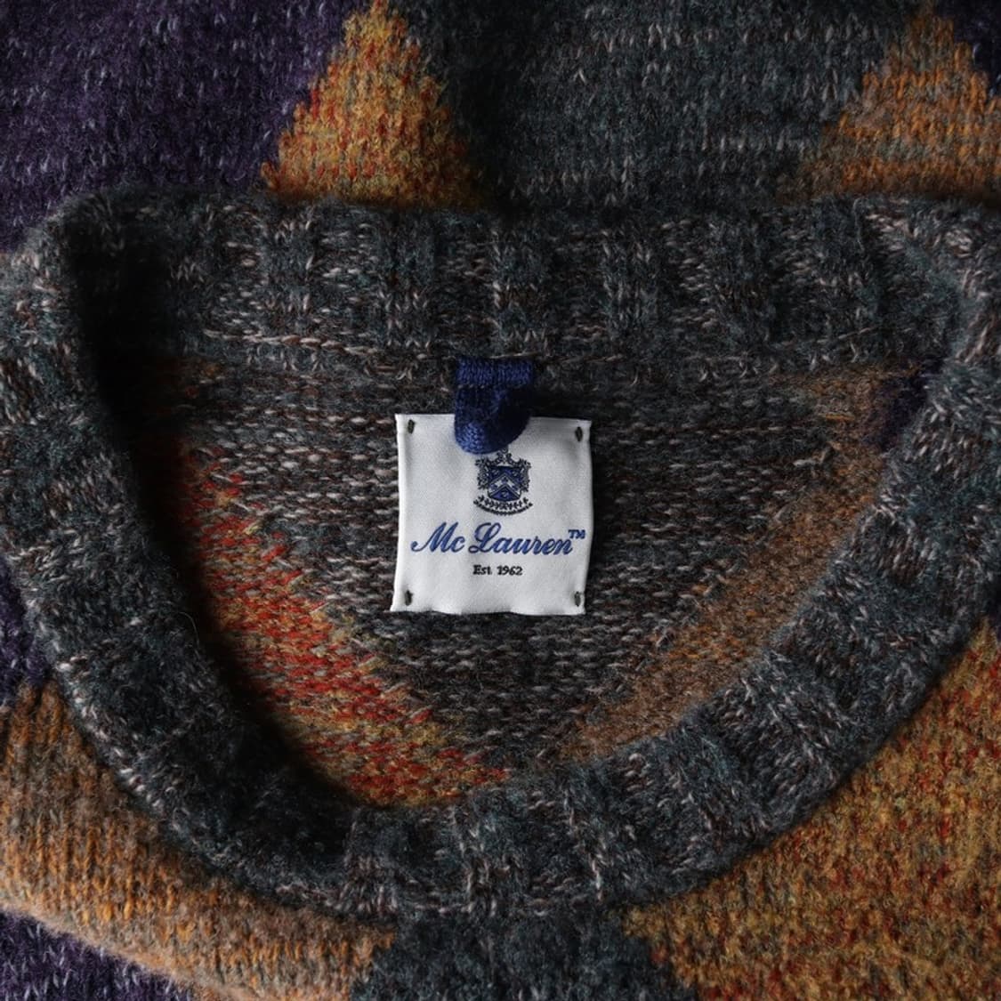 MC LAUREN 라나울 아가일 니트 상품이미지5