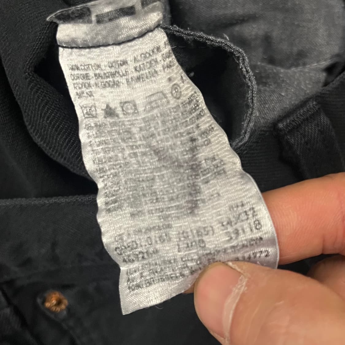 00s 리바이스501 블랙진 (31-32“) 상품이미지5