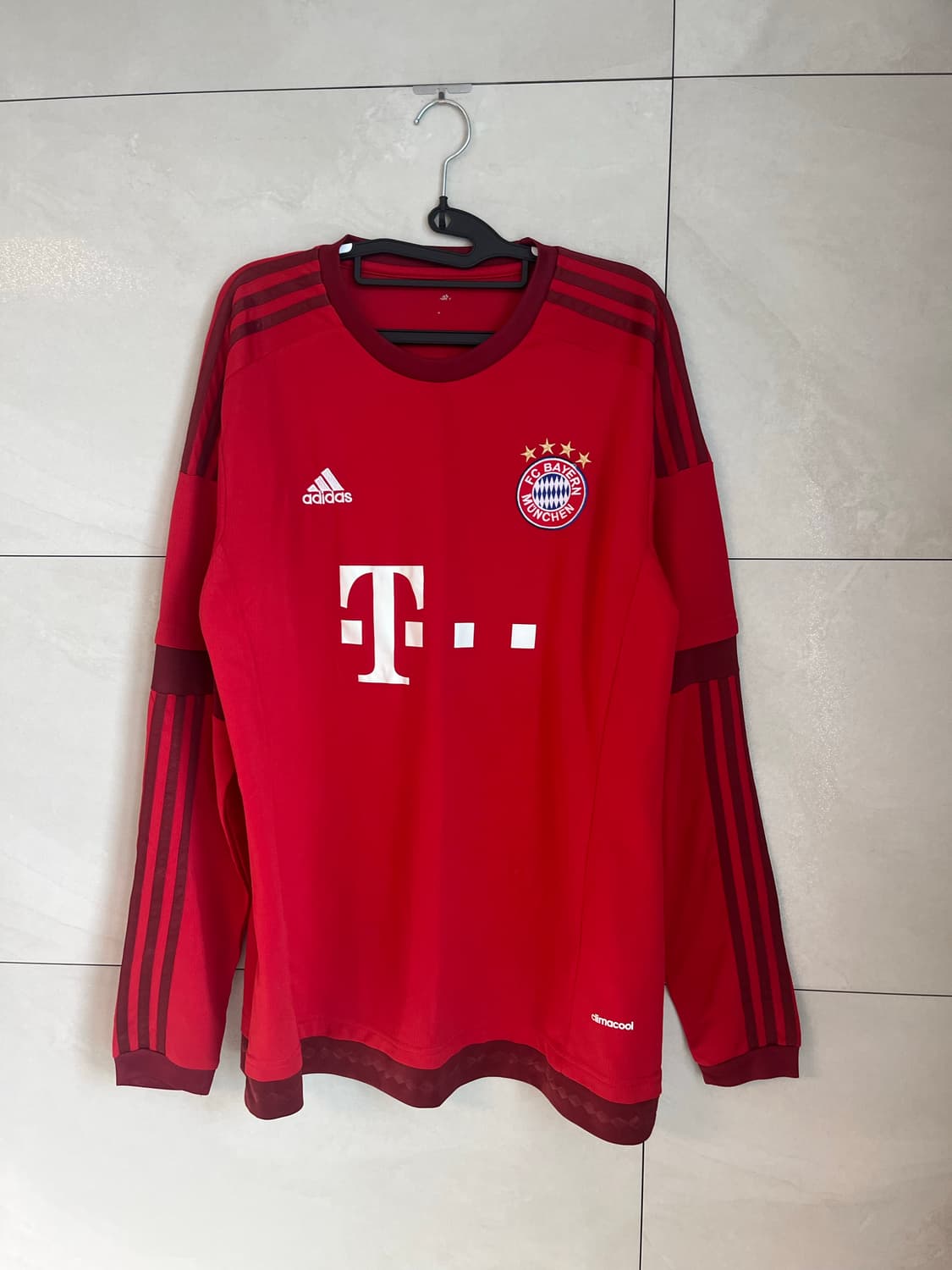 아디다스 뮌헨 15-16 제롬 보아텡 긴팔 져지 유니폼 [XL]  상품이미지4