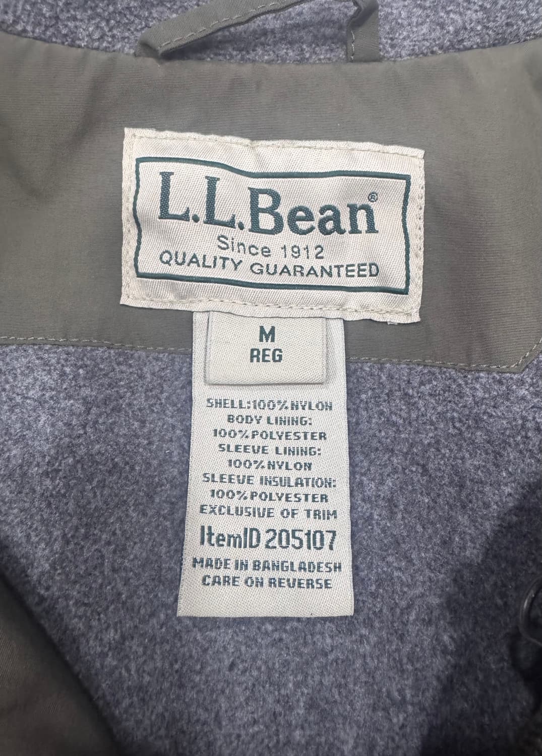 00s 엘엘빈 웜업자켓 카키 M 상품이미지2