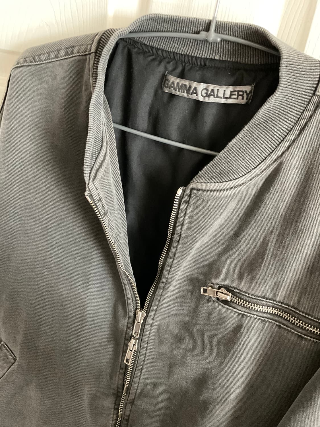 감마 갤러리 워시드 크롭 자켓 상품이미지3