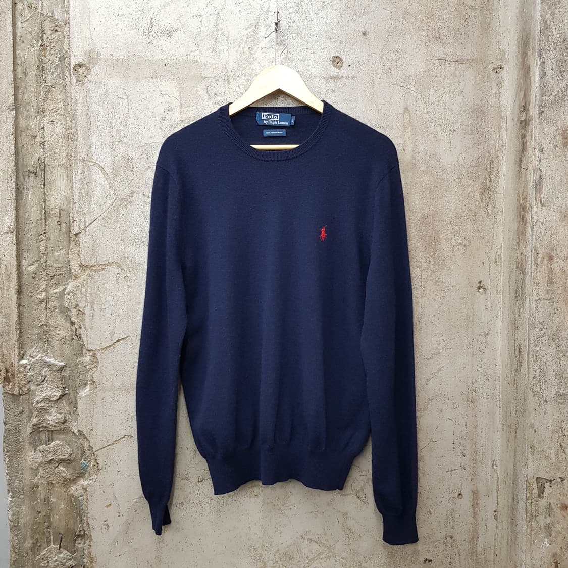 폴로 랄프로렌 메리노울 곤색 니트 L사이즈  상품이미지1