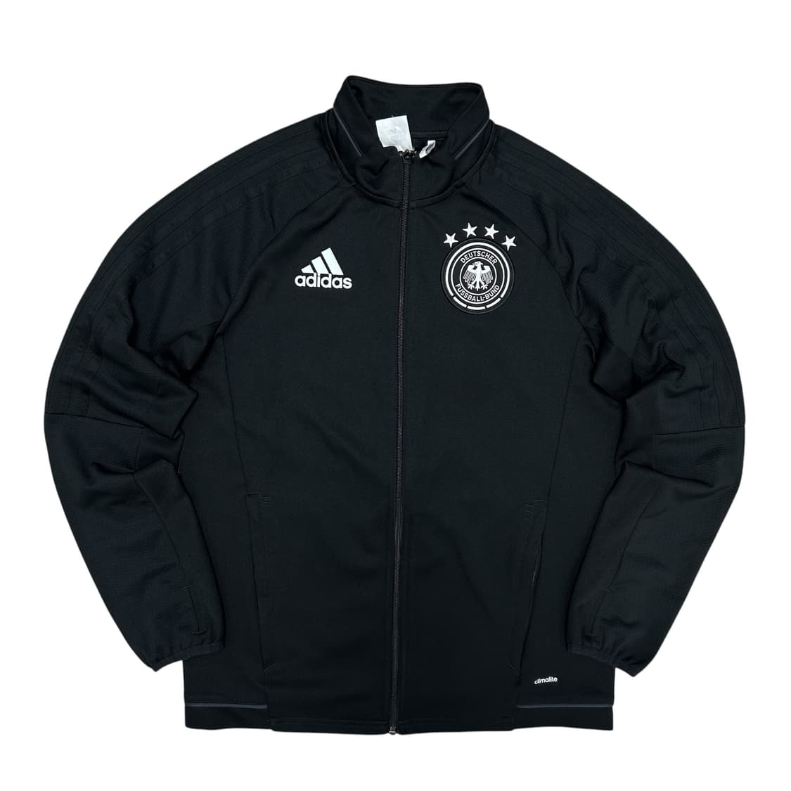 아디다스 독일 국대 올블랙 트랙탑(실측S) 상품이미지1