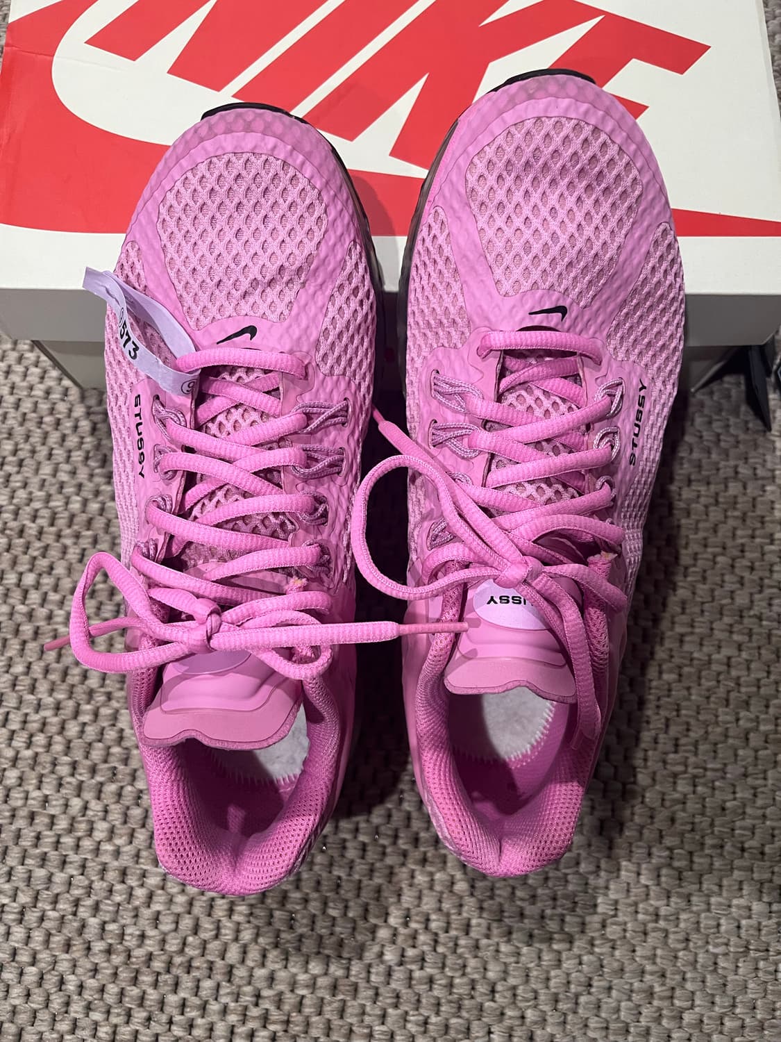 나이키x스투시 에어맥스 2013 사이킥 핑크 270 상품이미지2