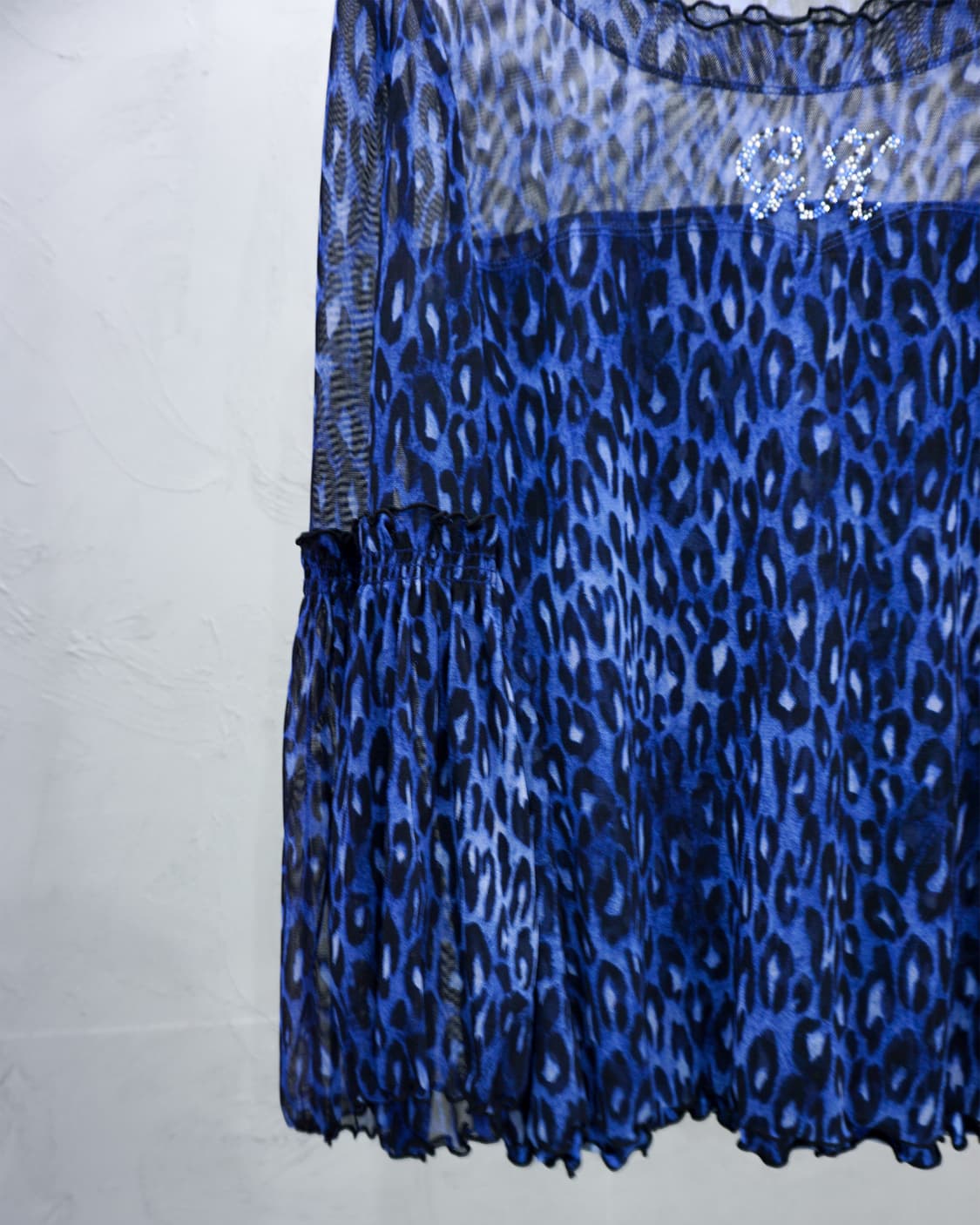 Blue Leopard Blouse 상품이미지4