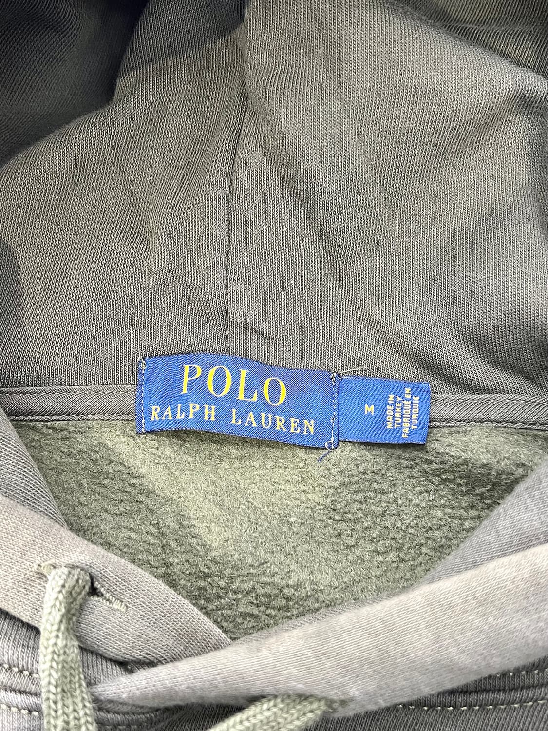 폴로 랄프로렌 카키 그린 폴로 베어 플리스 후디 스웨트 셔츠 상품이미지7