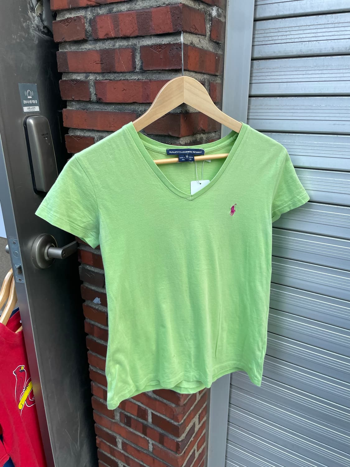 폴로랄프로렌 스포츠 민트그린 브이넥 상품이미지2