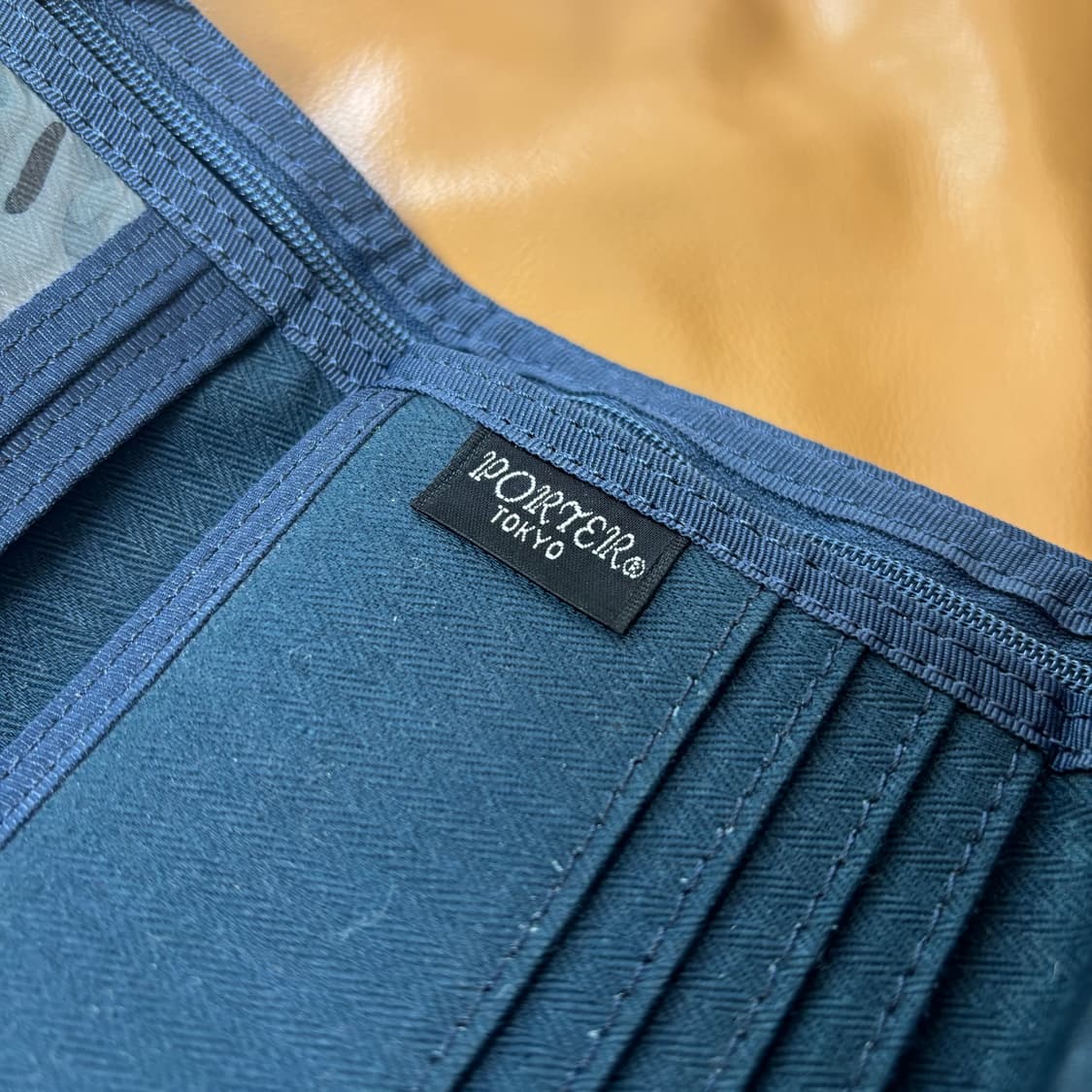 PORTER 포터 폴딩 월렛 지갑 워시드 캔버스 스모키 상품이미지5