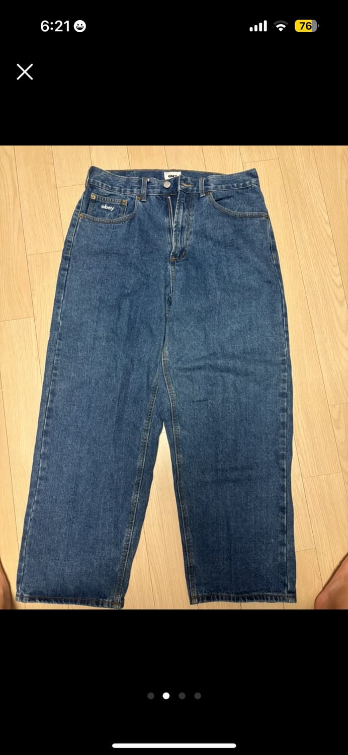 오베이 빅위그 배기 데님 상품이미지2