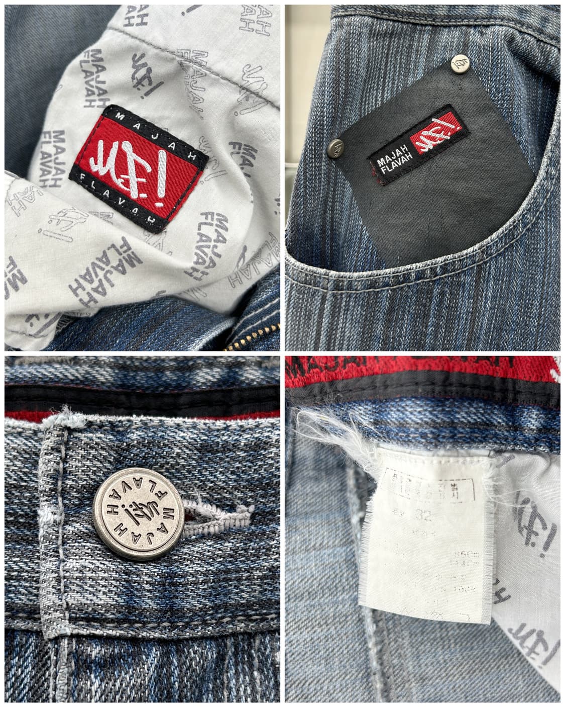 마자 플라바 00s 카펜터 워시드 데님 팬츠 상품이미지10