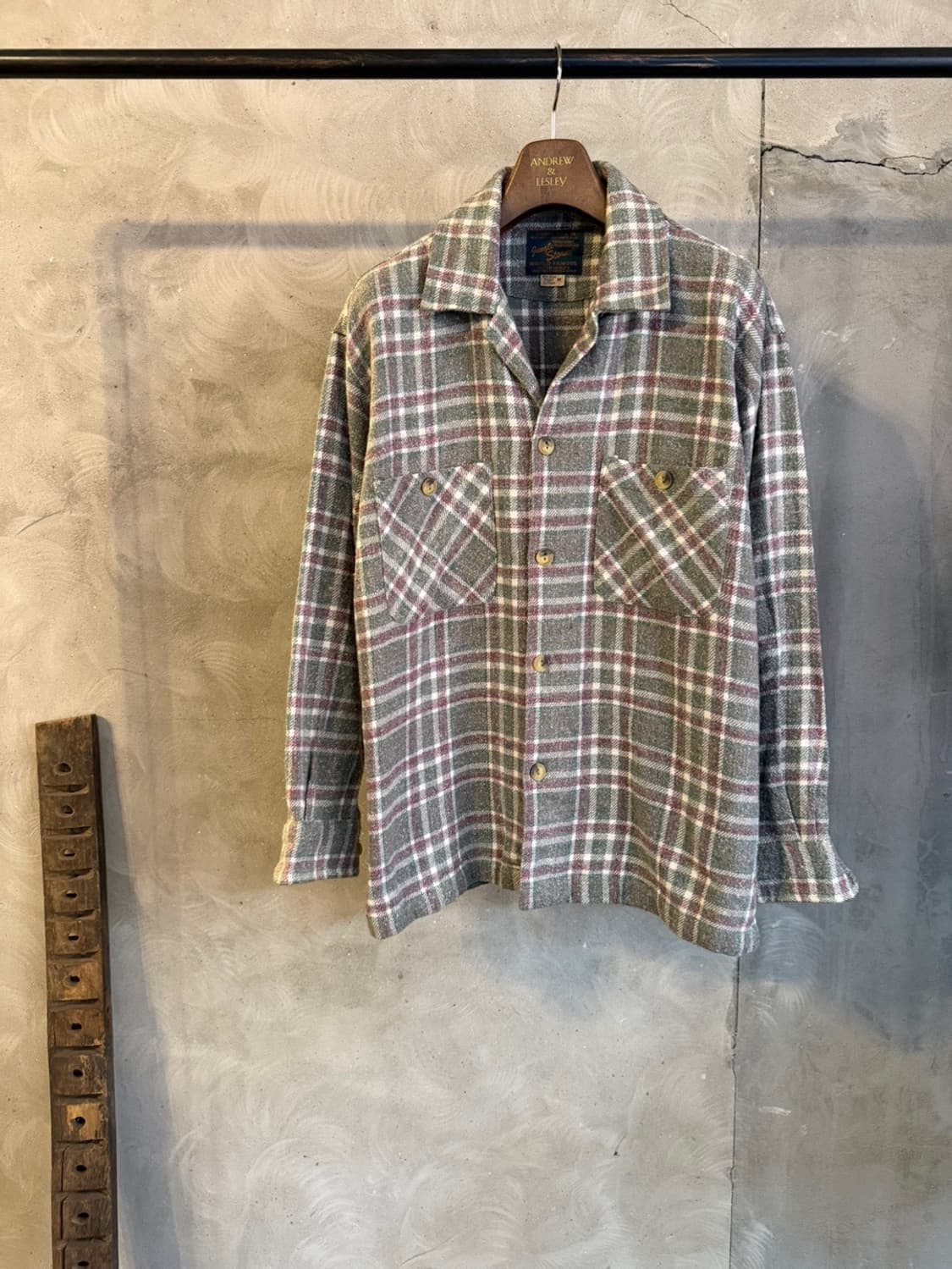 정글스톰 체크셔츠 남성 100 상품이미지1