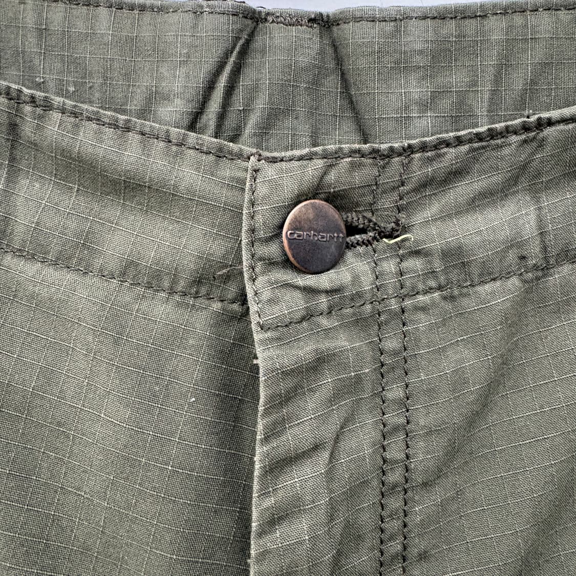 칼하트 카키색 카고 바지 남성 32 상품이미지3