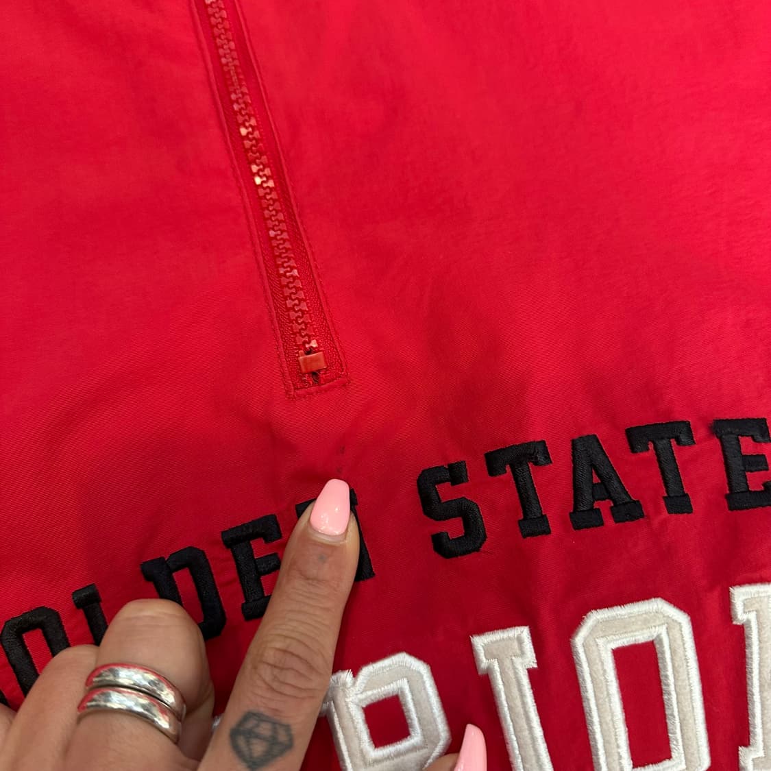 NBA 골든스테이트 워리어스 아노락 자켓L 상품이미지9