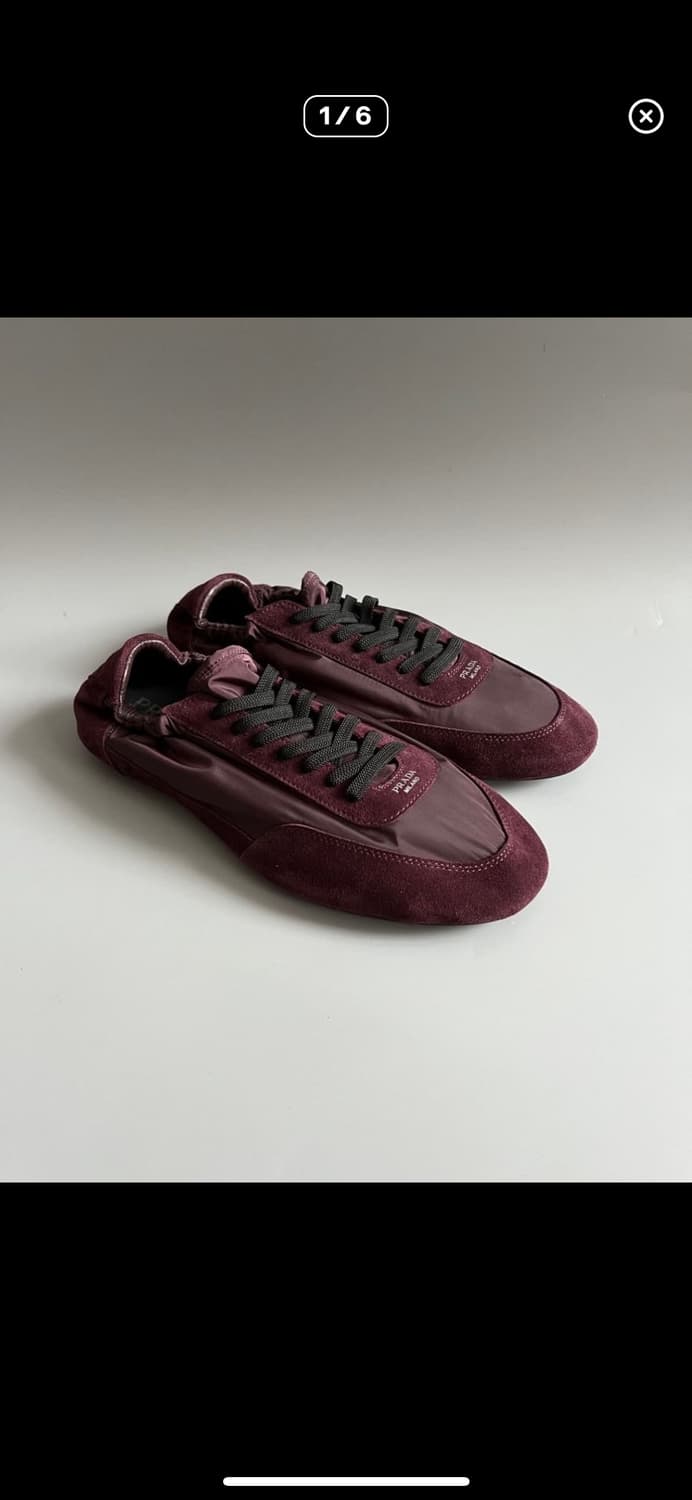 프라다 컬랩스 버건디 8.5 상품이미지1