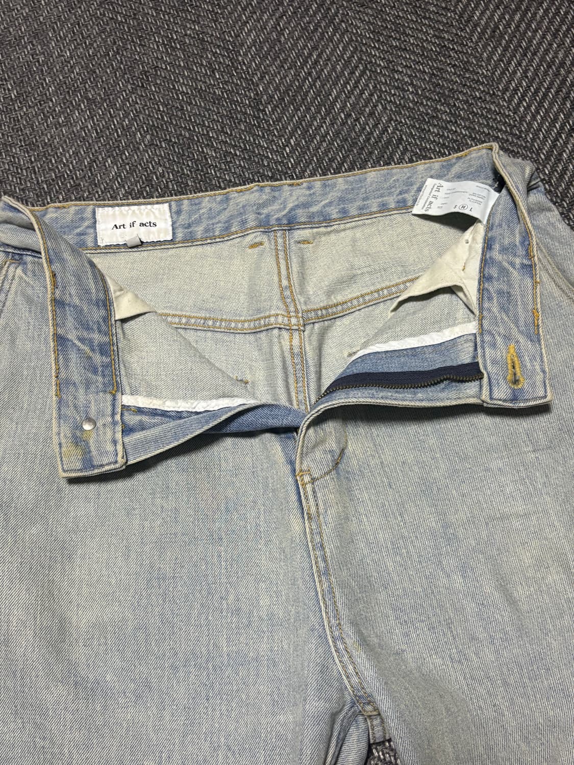 [M] 아트이프액츠 커브드데님 연청 상품이미지2