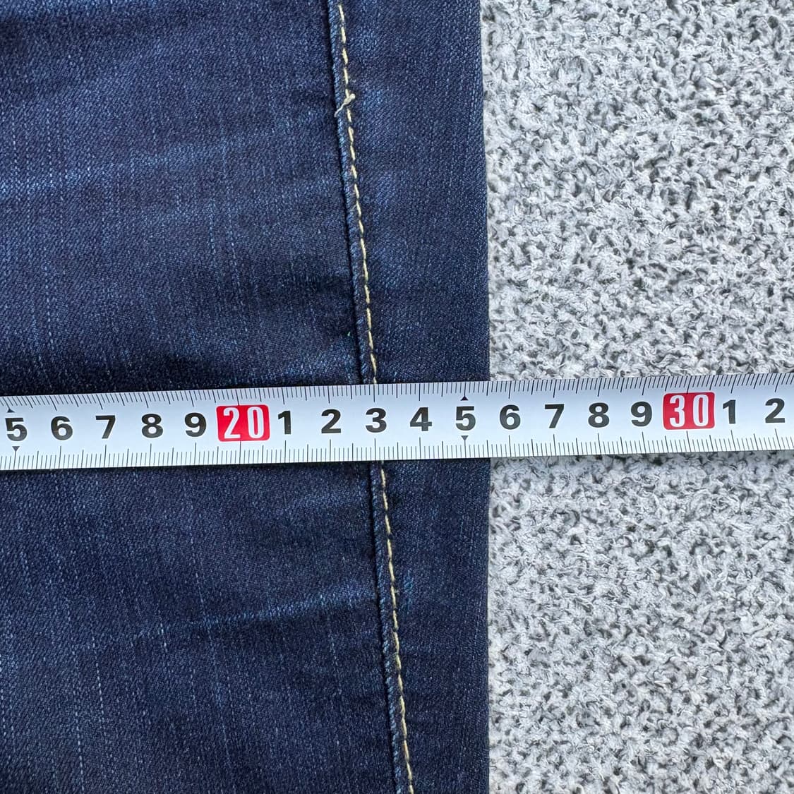 26 트루릴리젼 부추컷 진청 데님 0312J 상품이미지7