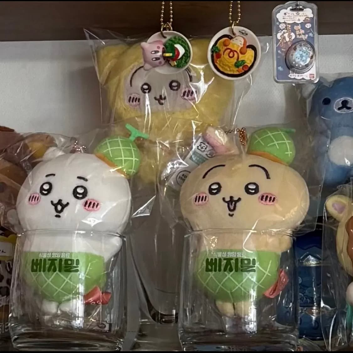 [훗카이도한정판/새상품] 멜론 메론 먼작귀 치이카와 우사기 인형 키링 상품이미지2