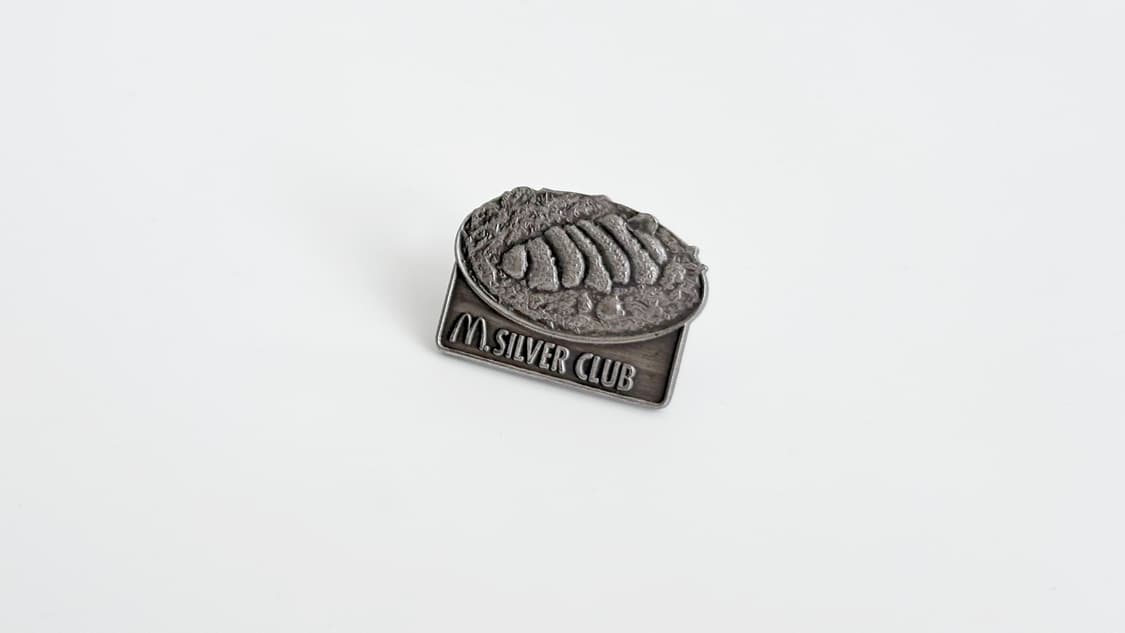 맥도날드 빈티지 크루 핀뱃지 라펠핀 ‘Silver Club’ 상품이미지7