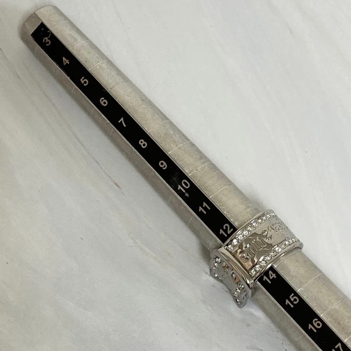 비비안웨스트우드 아카이브 큐빅 로고 벨트링 반지 상품이미지5