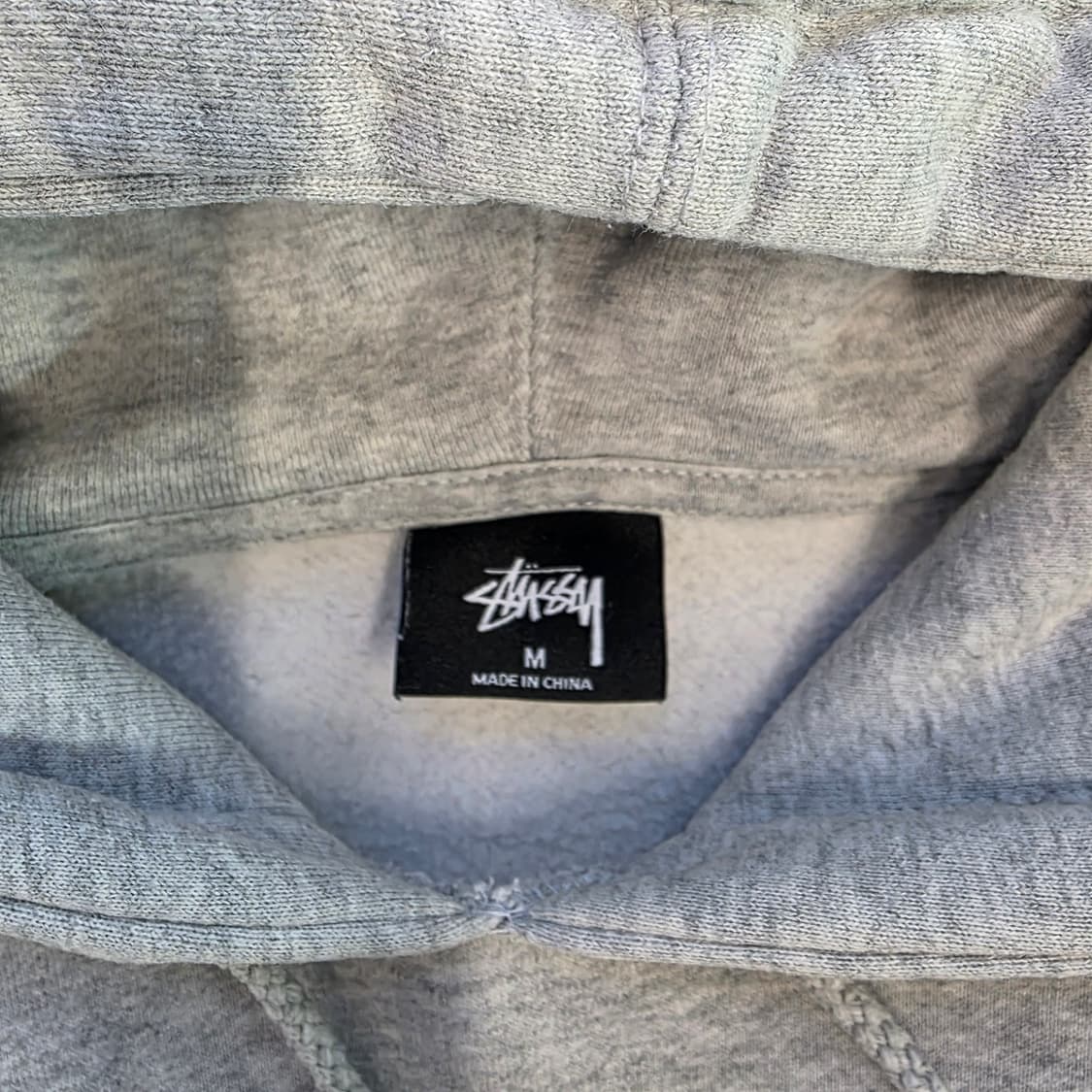 [M]스투시 스탁로고 베이직 후드티 상품이미지2