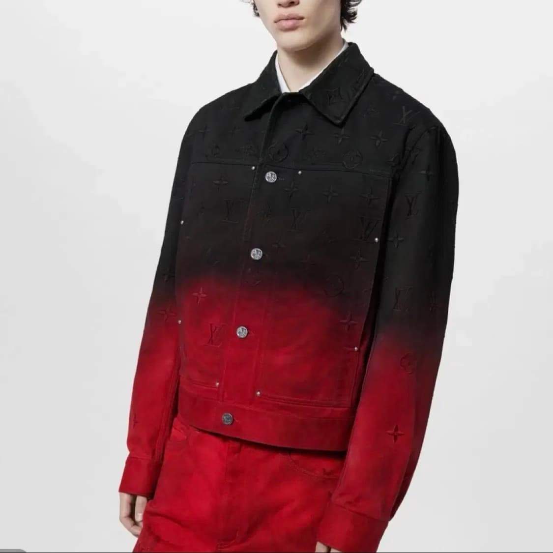 [S+급/50] 24FW 루이비통 엠브로이더드 블루종 모노그램 자켓 상품이미지7