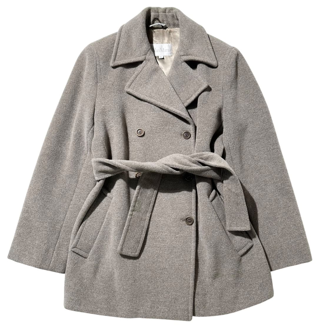 막스마라 울 앙고라 로브 더블 하프코트 상품이미지1