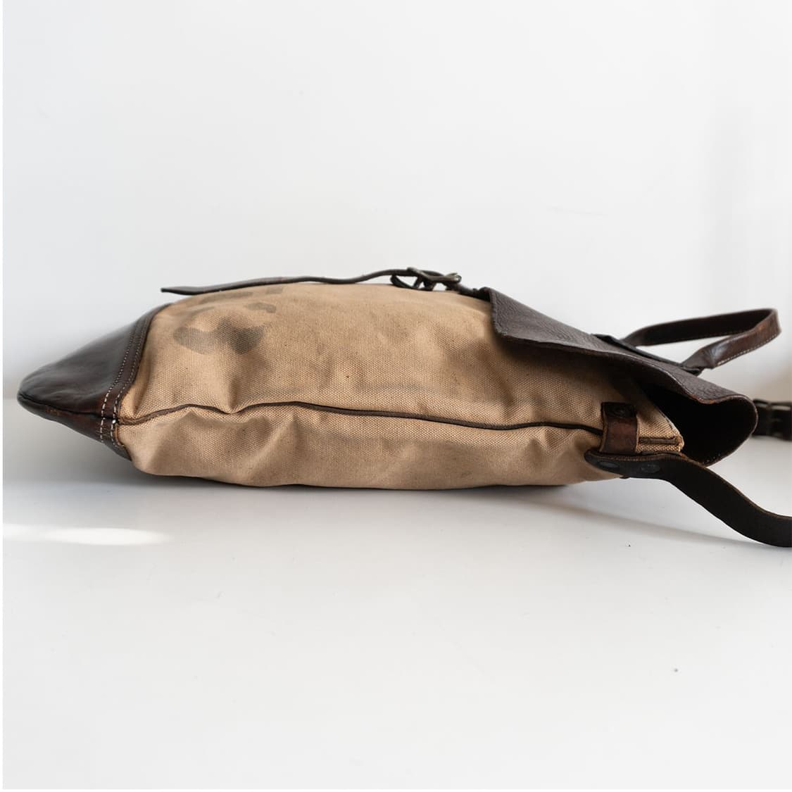 더블알엘 rrl 켄버스 가죽 토트백 크로스백 상품이미지6