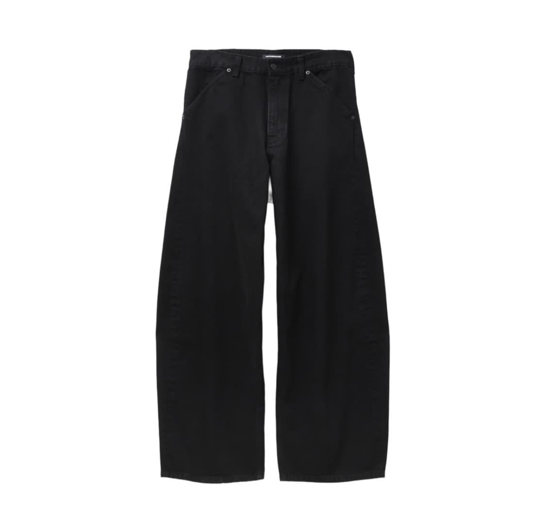 해칭룸 와이드 커브진/제트블랙/5 상품이미지1