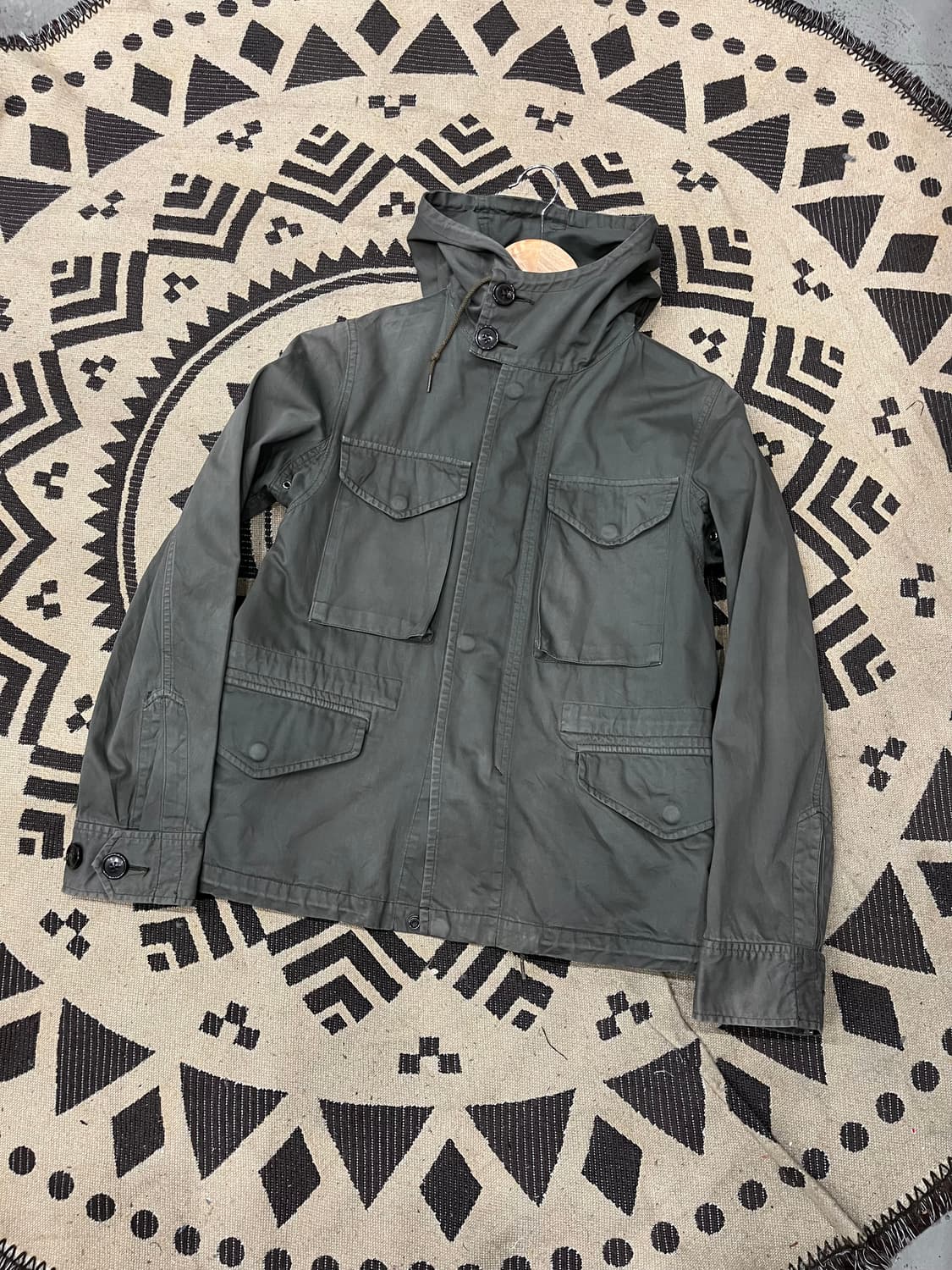 ZUCCA 주카 07AW 밀리터리 하이넥 자켓 우먼즈 Made in JA 상품이미지1