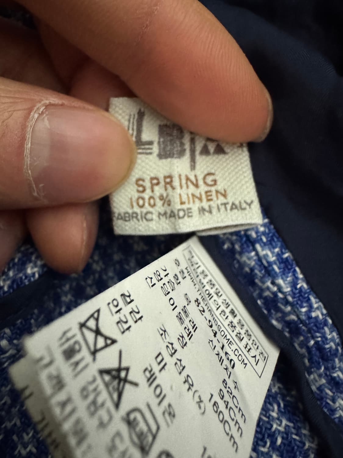 여성 한섬 타임 1993 하운드투스 이태리 원단 린넨 자켓 55 상품이미지4