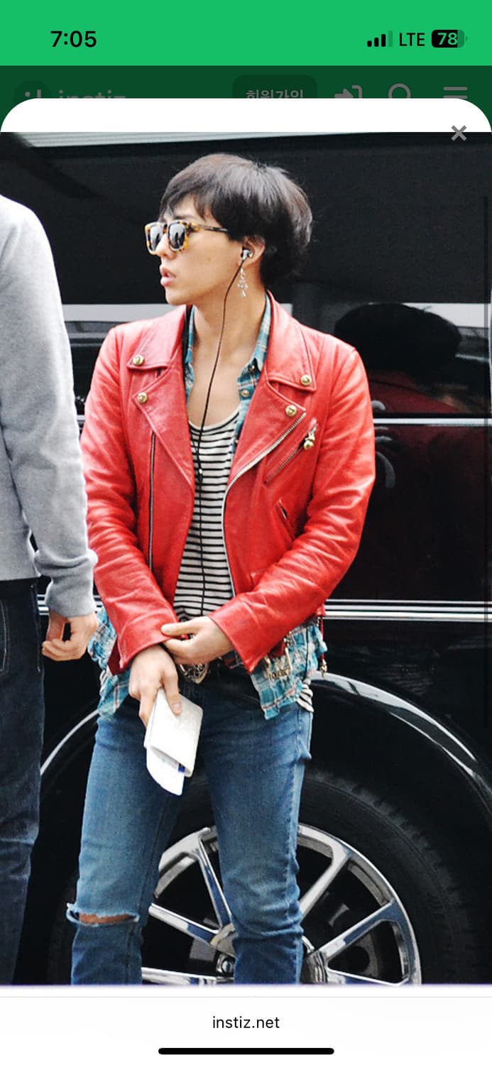 생로랑 램스킨 싱글 레더(라이더, 가죽) 자켓 상품이미지8