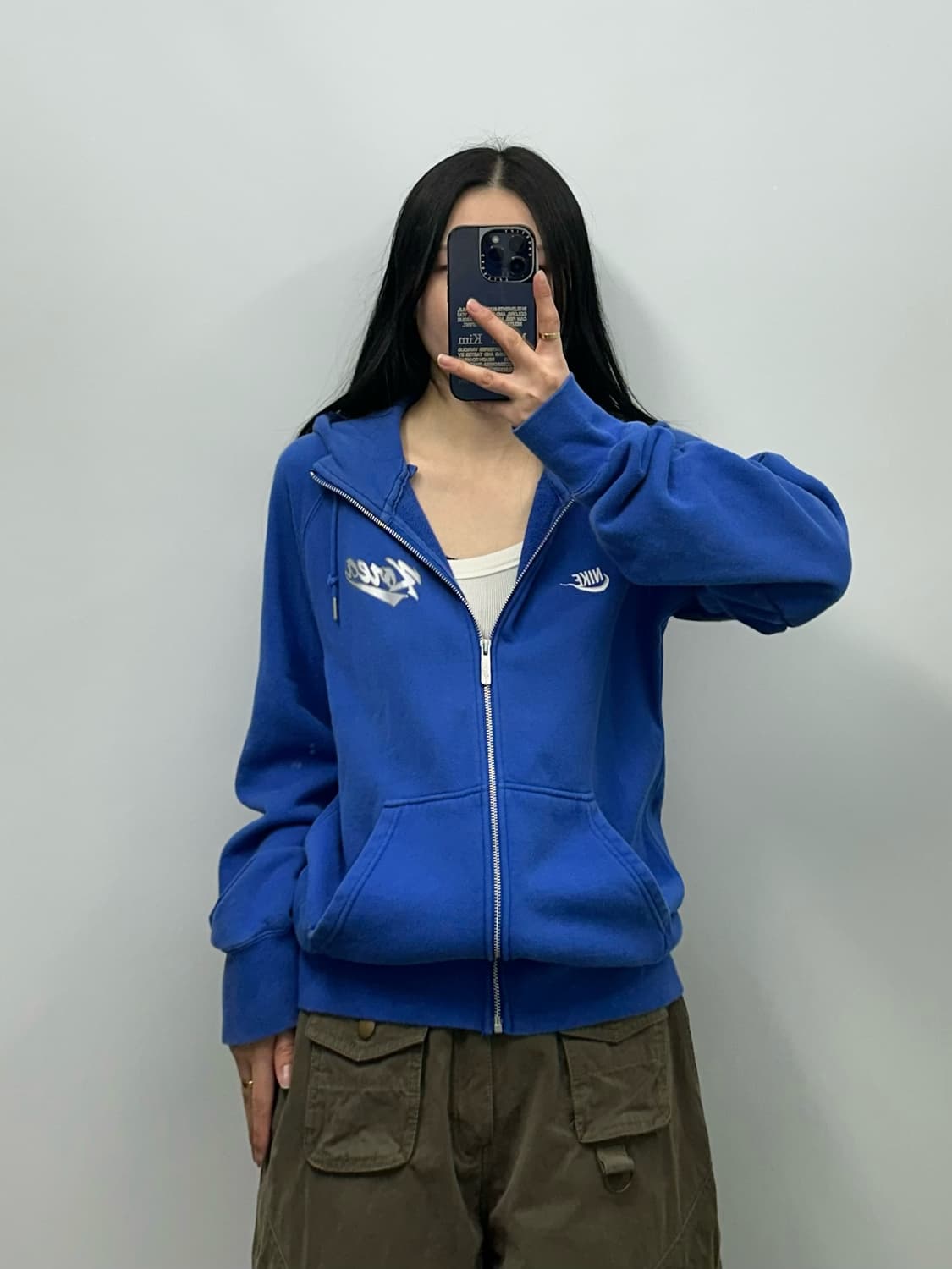 나이키 코리아 국대 블루 후드집업 상품이미지1