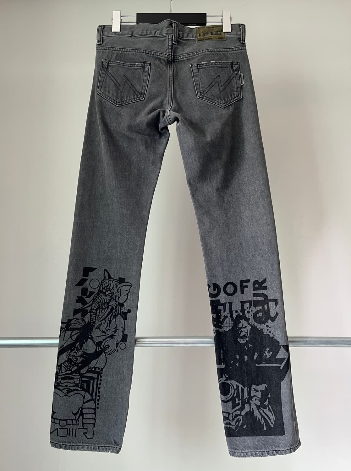Neighborhood Graphic Print Denim Pants 상품이미지1
