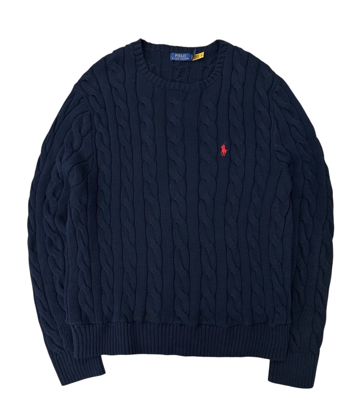 폴로 케이블니트 네이비 (L)  상품이미지1