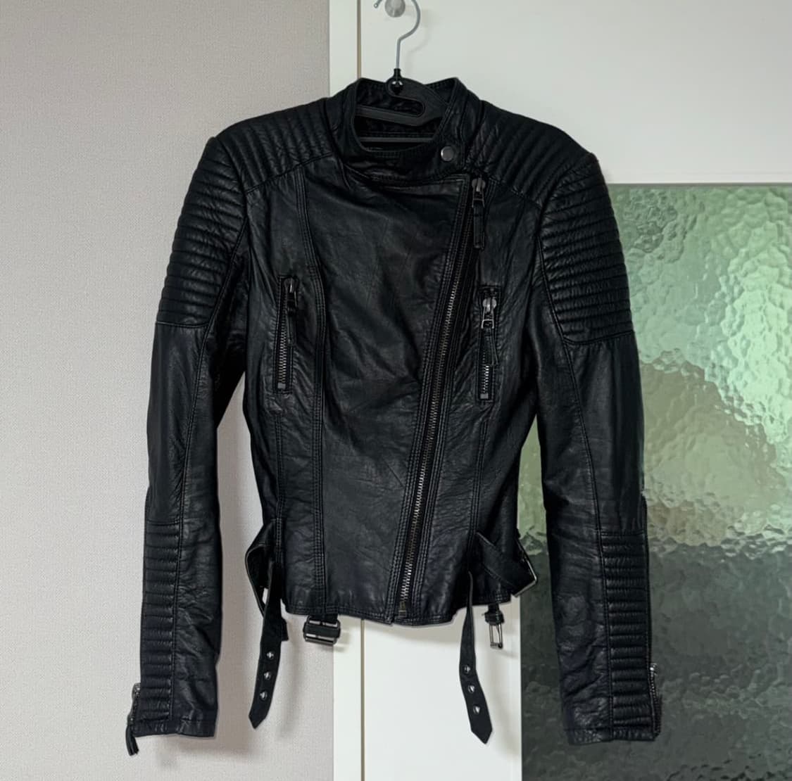 Zara Basic Fake Leather Jacket 상품이미지1