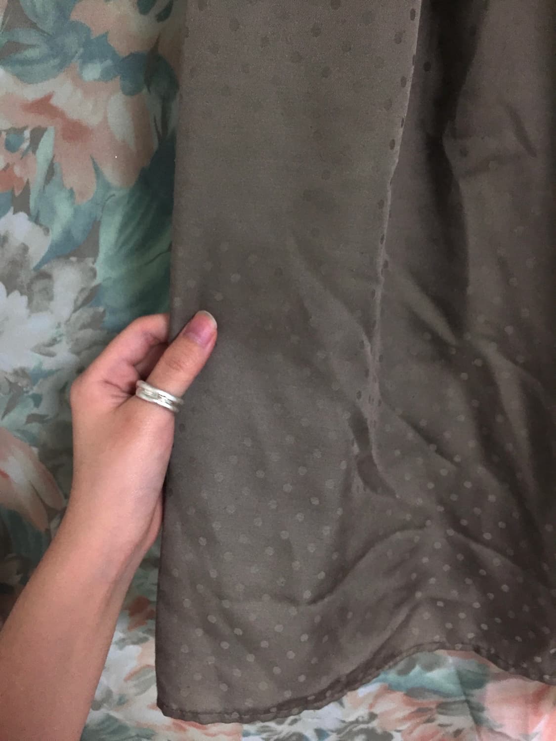 Japanese vintage dot skirt 도트 스커트 상품이미지4