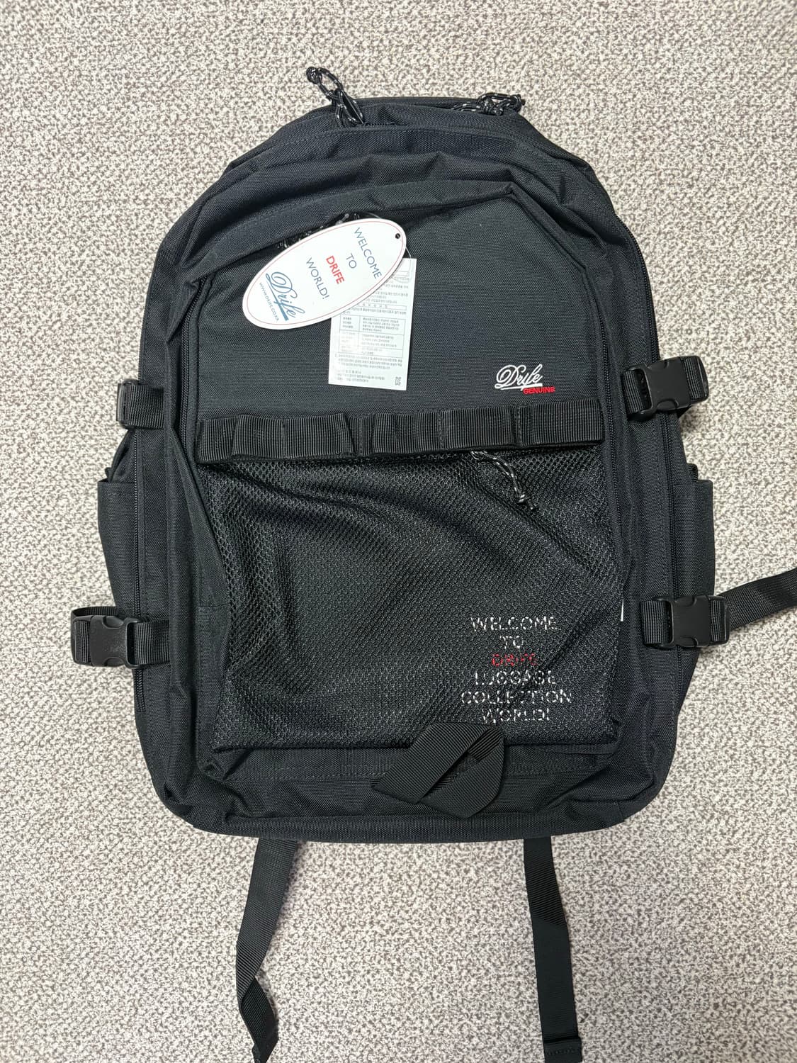 (새제품) 드라이프 언커먼 블랙 백팩 상품이미지1