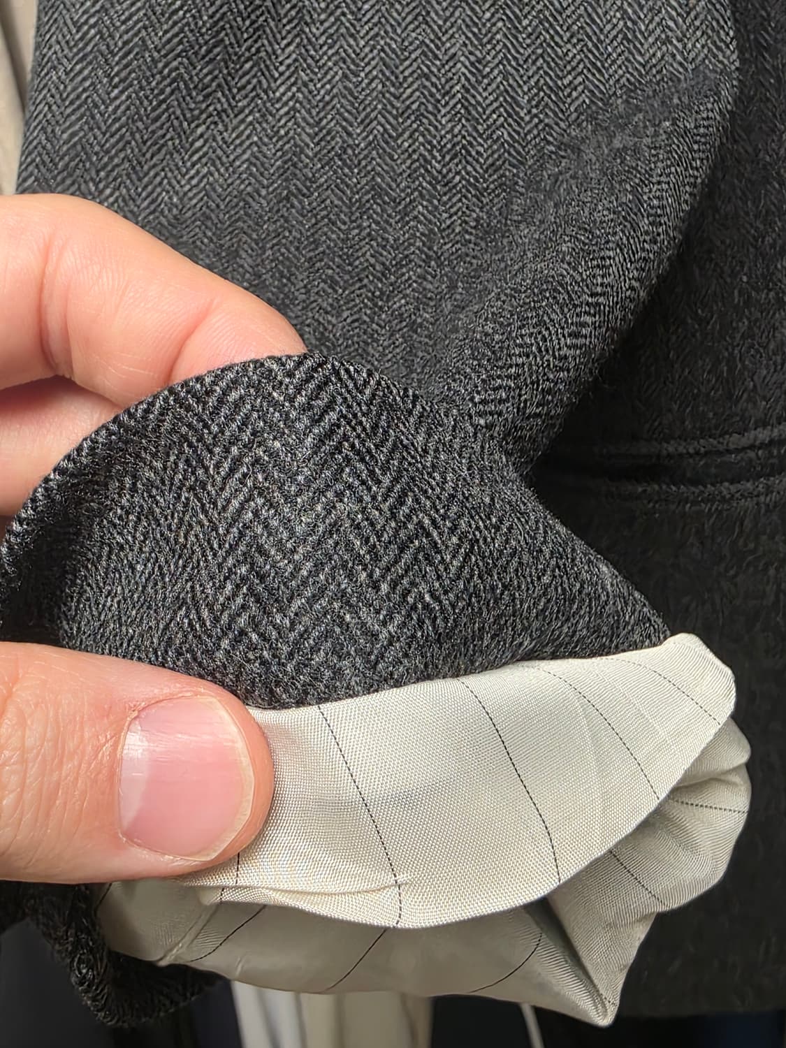 CANALI 캐시미어 헤링본 자켓 (52) 상품이미지8