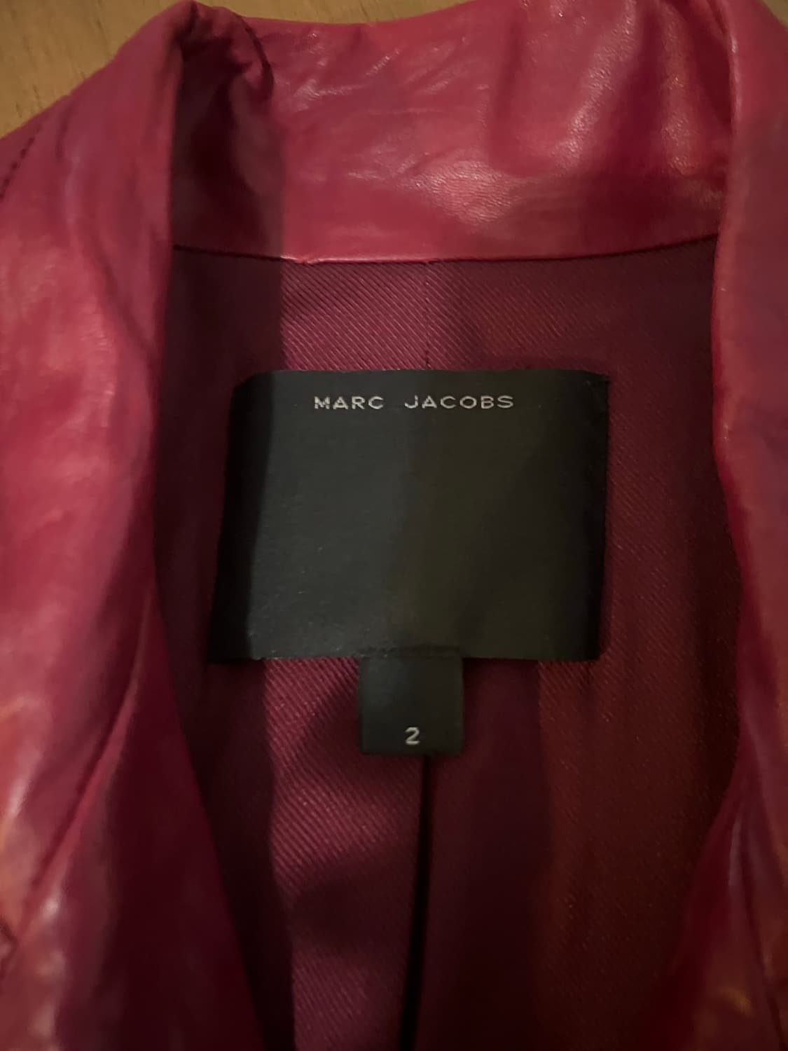 RED leather jacket by Marc Jacobs 09fw 상품이미지4