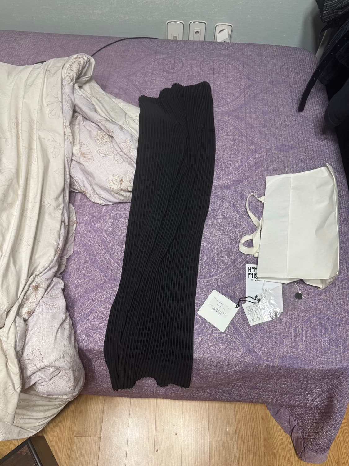 옴므플리세 팬츠 사이즈1 상품이미지4