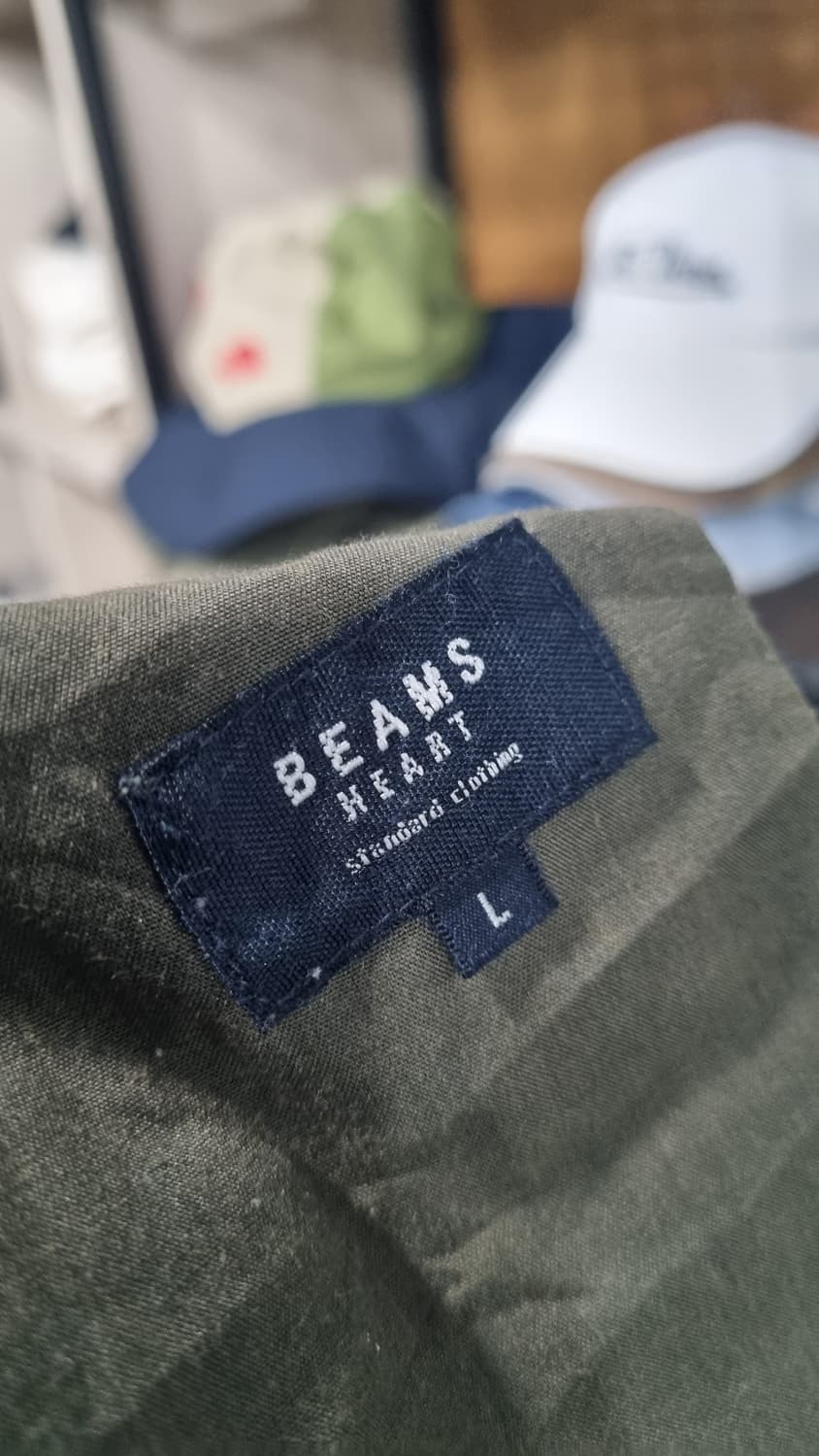 빔즈 제팬 남성용 골덴 카고 배기 와이드 턱 밴딩바지 32~33적당 상품이미지3