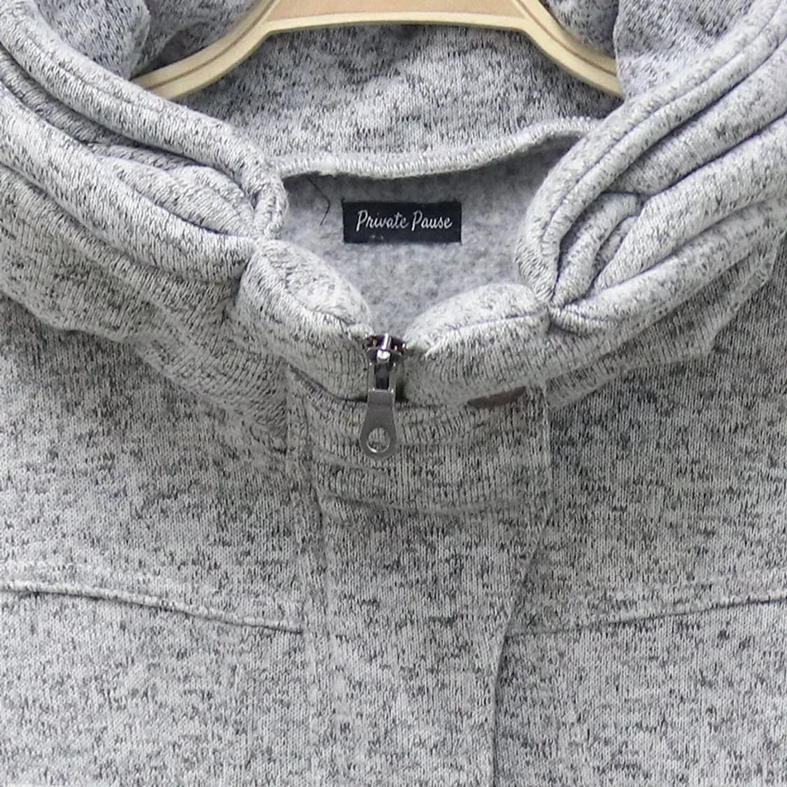 PRIVATE PAUSE 하이넥 후드 집업 60323 상품이미지5